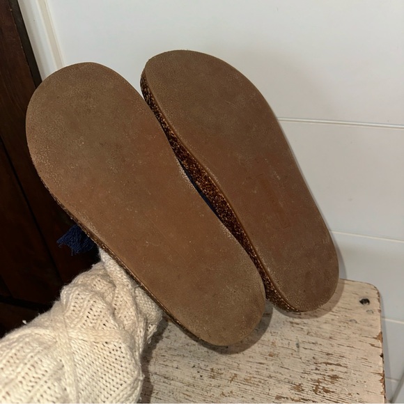 Lucky Brand Navy Blue Taniae Suede Slip-On Mules Shoes Clogs Size 9 - Picture 5 of 6